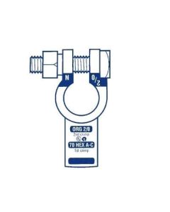 Quikcrimp 000SN Negative Copper Straight 85mm2 Cable Size Battery Terminal (Pack of 5)