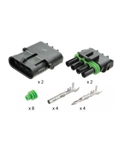 Delphi P-WP4/2 4 Circuit Weather-Pack 2 Pack Kit