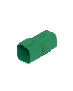Deutsch DT04-6P-TN03/10 DT Series 6 Pin Green Receptacle