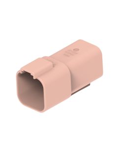 Deutsch DT04-6P-TN09/10 DT Series 6 Pin Brown Receptacle