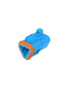 Deutsch DT06-3S-TN07/10 DT Series 3 Blue Socket Plug