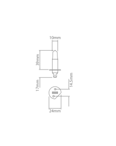 Ionnic 62200 Globe Halogen H1 Rally 12V 100W P14.5s