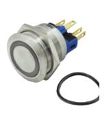 Ionnic L22-RA Vandal Switch Resistant 12-24V D/M & D/B - Amber
